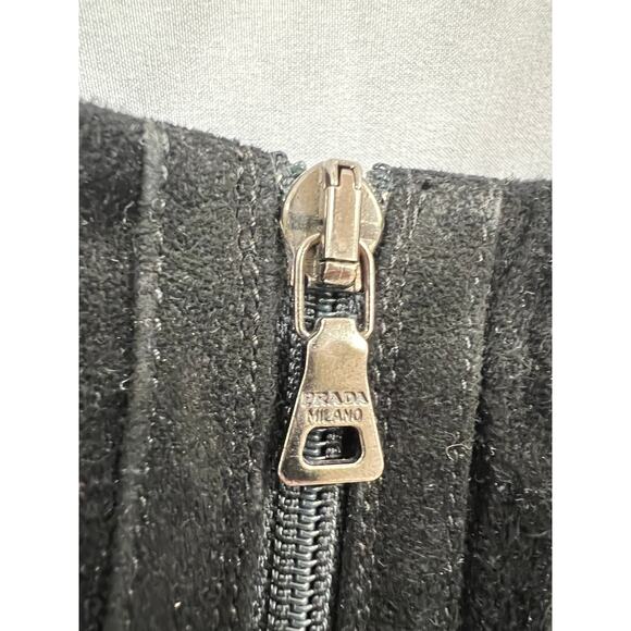 Prada Black Suede Boots size 39 - Picture 7 of 9